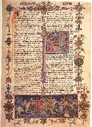 unknow artist, Bible of Matteo di Planisio